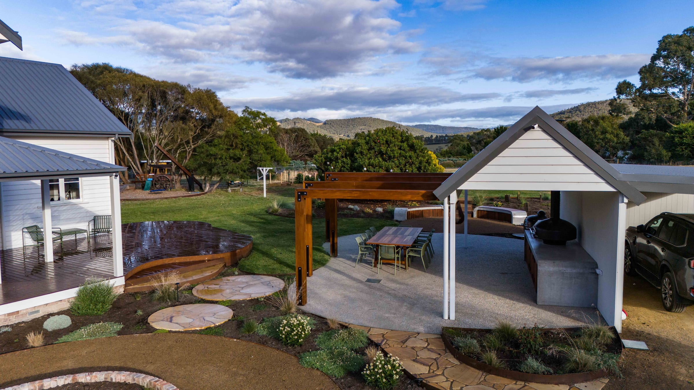 Howden — Outdoor Area by Zanetto Builders, Tasmania